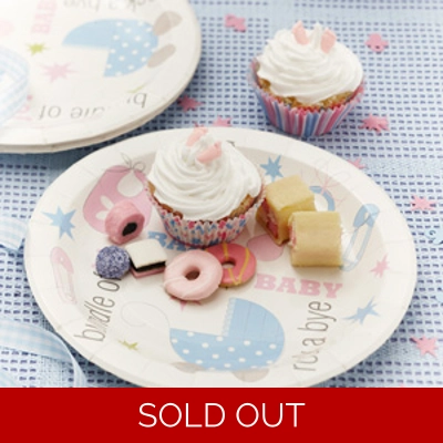 Tiny Feet Paper Plate